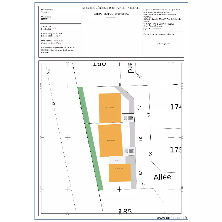 NESMY - zac de la vrignaie tranche 5. Plan de NESMY - zac de la vrignaie tranche 5. Plan de