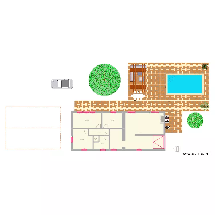 Maison Le Haillan Actuel. Plan de 