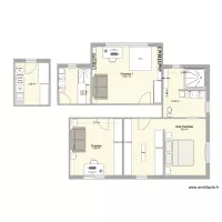 Suite parentale + 1 Chambre + Simu V2 + SDB + buanderie