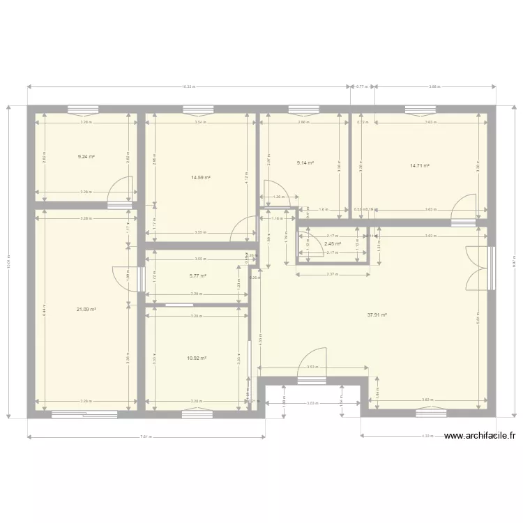 bisc REMAZEILLES. Plan de 9 et 126 m² bisc REMAZEILLES. Plan de 9 et 126 m²