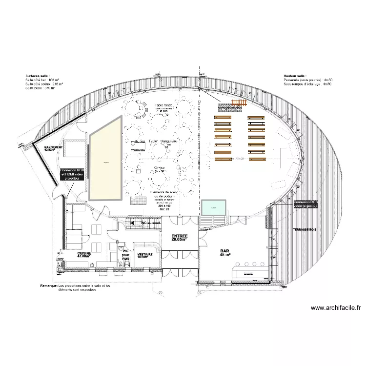 plan de table. Plan de 2 et 43 m² plan de table. Plan de 2 et 43 m²
