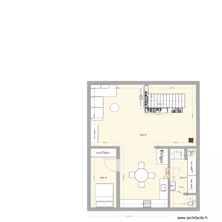 Mezzanine V1. Plan de Mezzanine V1. Plan de