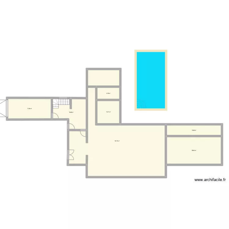 nouvelle maison 5. Plan de 7 pièces et 197 m²