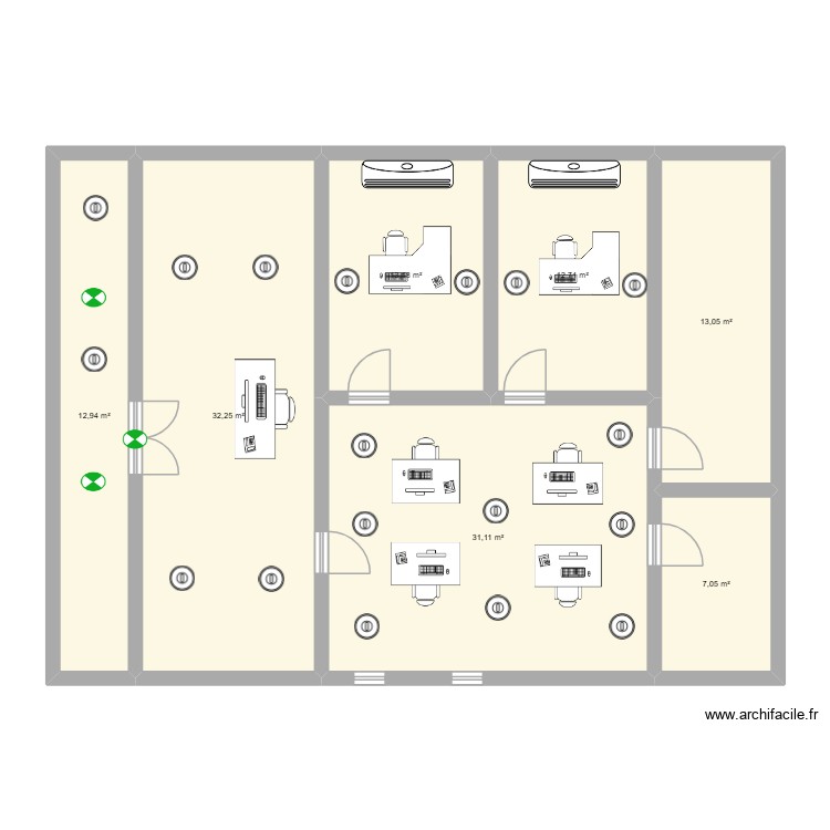 OFICINA. Plan de 0 pièce et 0 m2