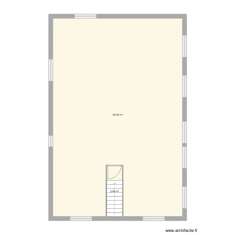 brotons. Plan de 2  et 96 m²
