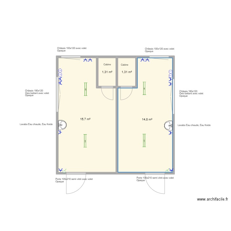 Plan pour ass de 2 Jason. Plan de 0 pièce et 0 m2