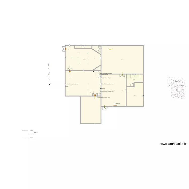 Vendee plaqu. Plan de 10  et 385 m²