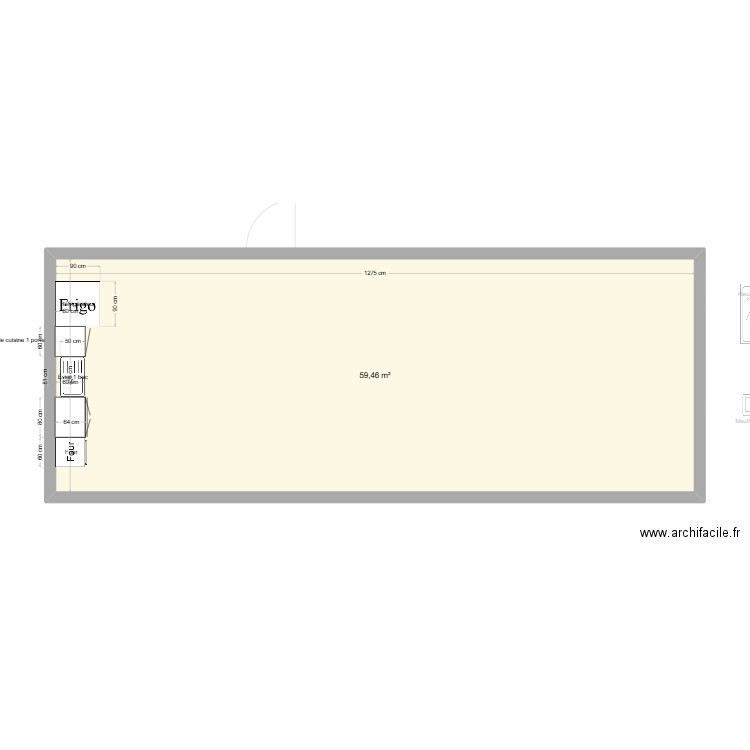 porcherie. Plan de 0 pièce et 0 m2