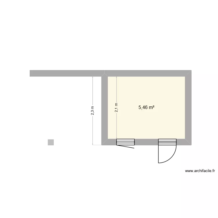 plan 1. Plan de 1  et 5 m²