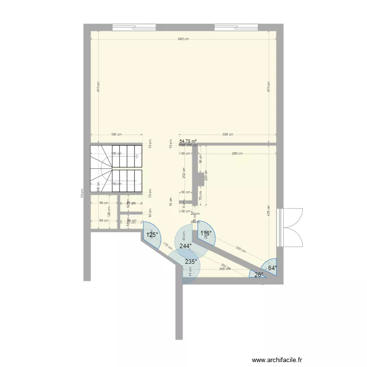 Villa Myriam Rouxel-Pretou Bottens. Plan de 