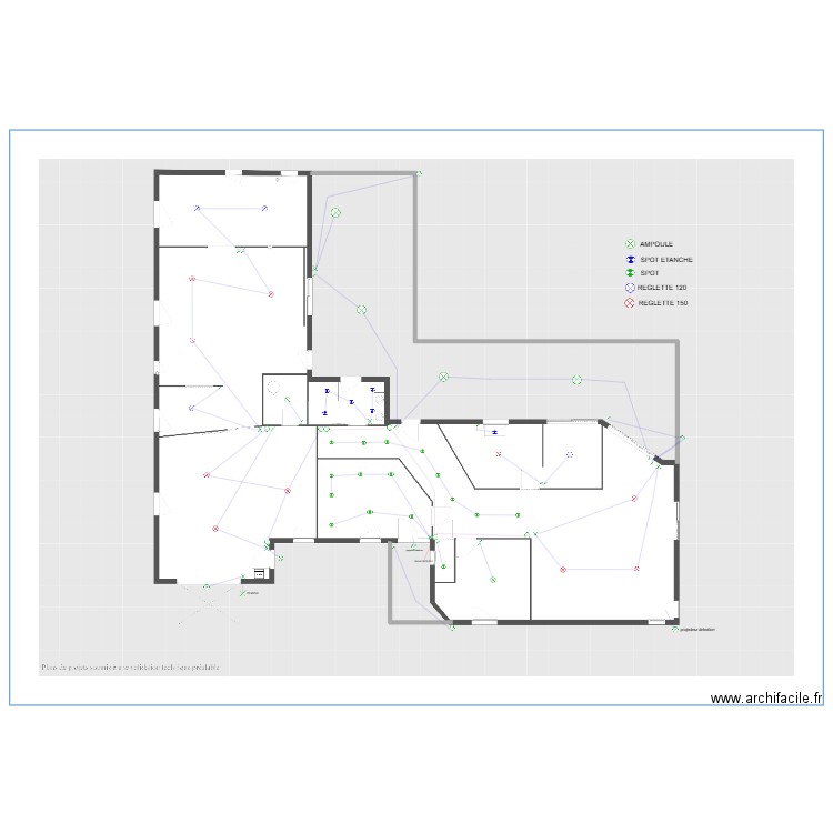 PLAN ECLAIRAGE MIELLERIE djo. Plan de 0 pièce et 0 m2