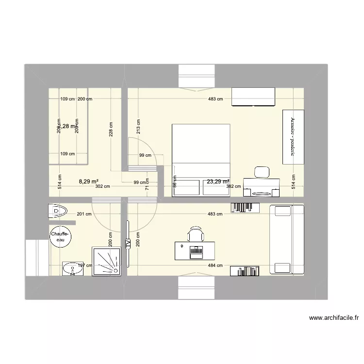 Pr&eacute;cy3. Plan de 