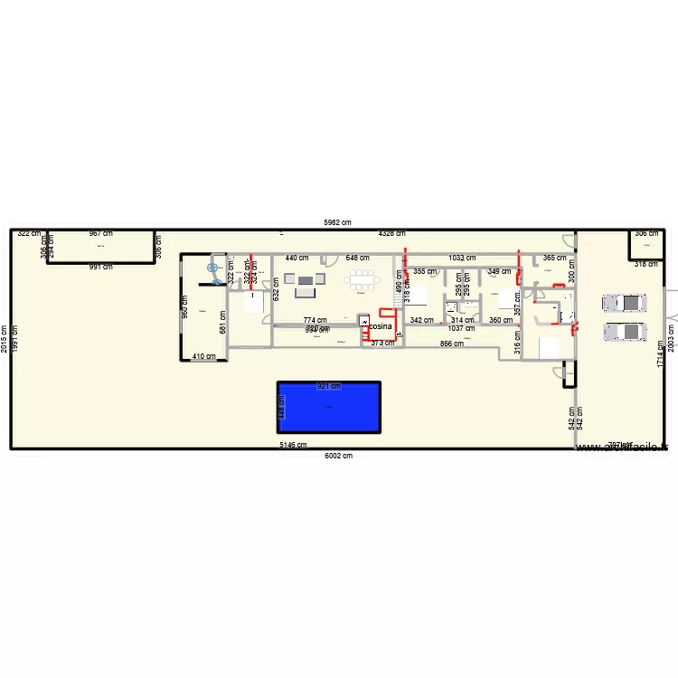 casa de mi amor norma elisa. Plan de 26  et 1475 m²