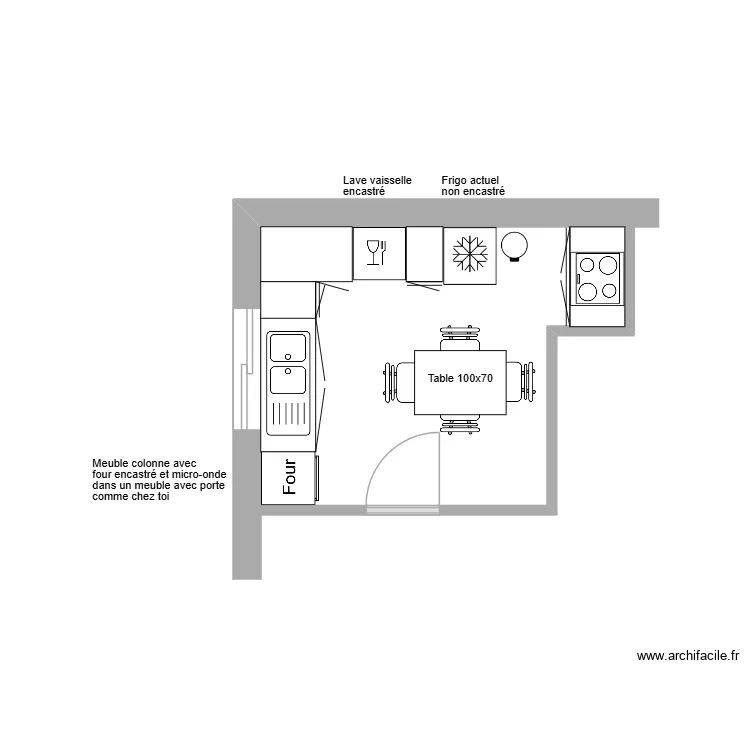 Saint-Chéron cuisine meubles v2. Plan de Saint-Chéron cuisine meubles v2. Plan de