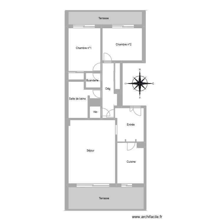 51790. Plan de 15  et 103 m²