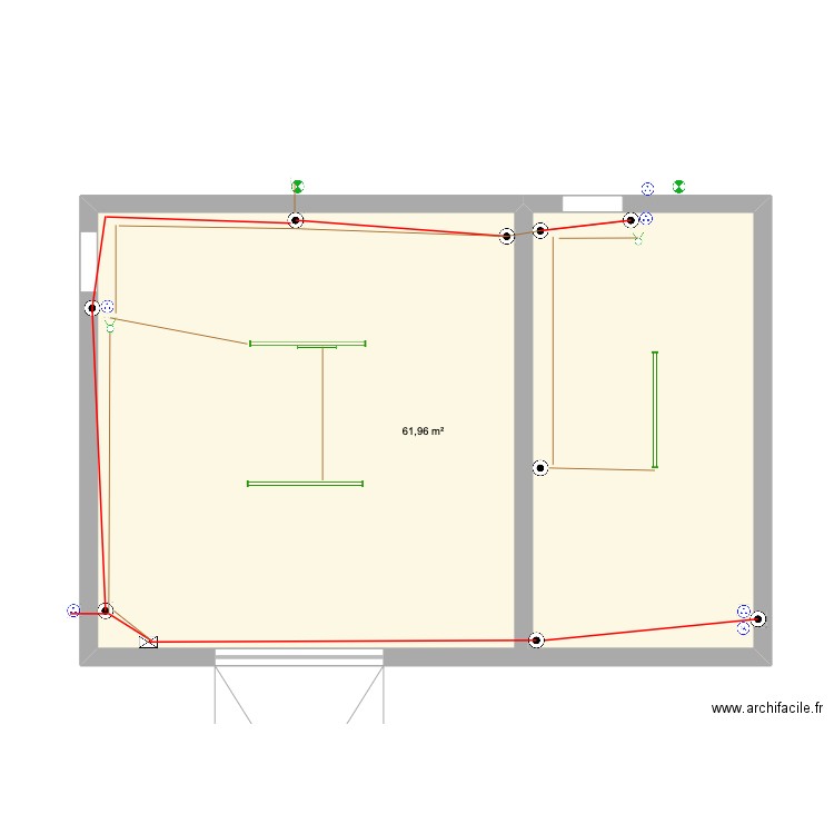 garage et dépendance. Plan de 0 pièce et 0 m2