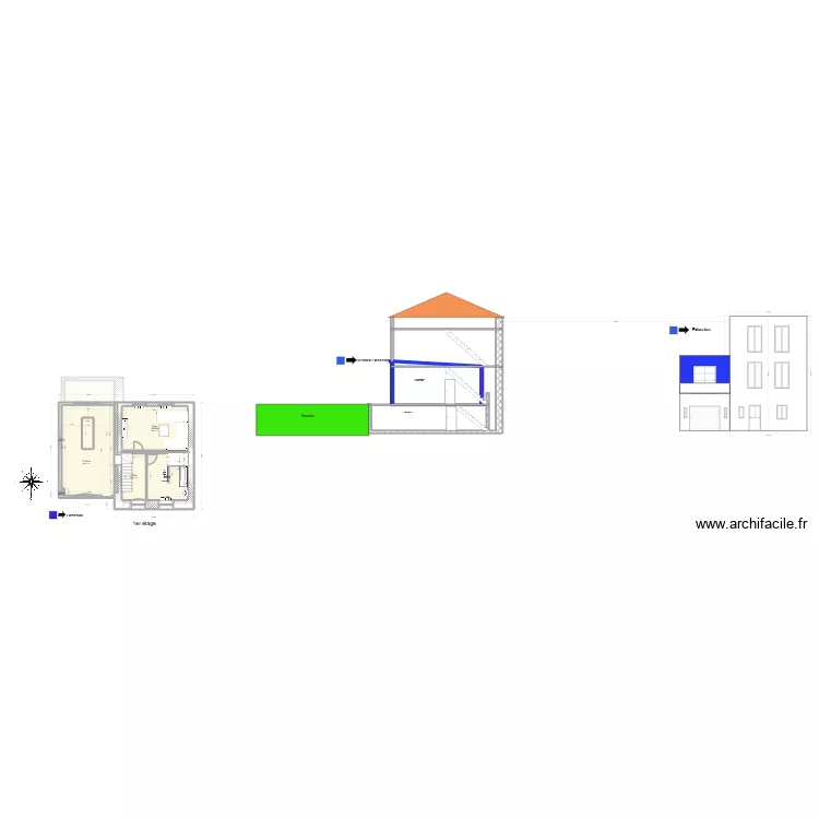Liège. Plan de 15 pièces et 223 m² Liège. Plan de 15 pièces et 223 m²