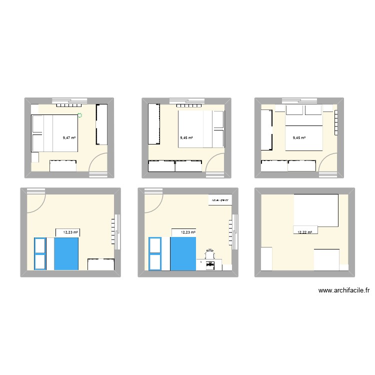 aménagement chambre. Plan de 0 pièce et 0 m2 aménagement chambre. Plan de 0 pièce et 0 m2