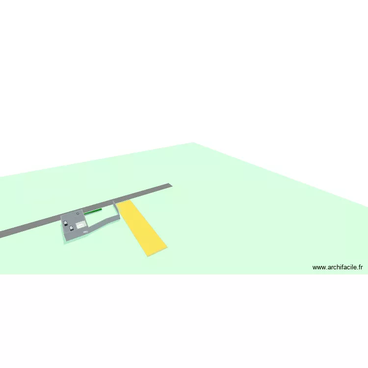 Plan de masse. Plan de 3  et 54 m²