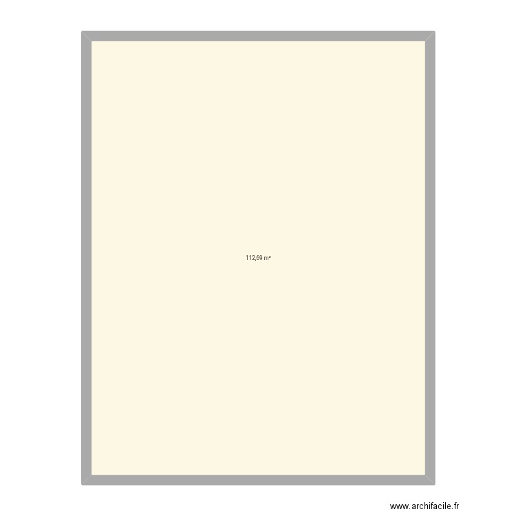 RDC MONTMIN. Plan de 1 pièce et 113 m2