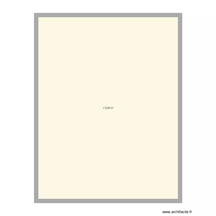 RDC MONTMIN. Plan de 1 pièce et 113 m²