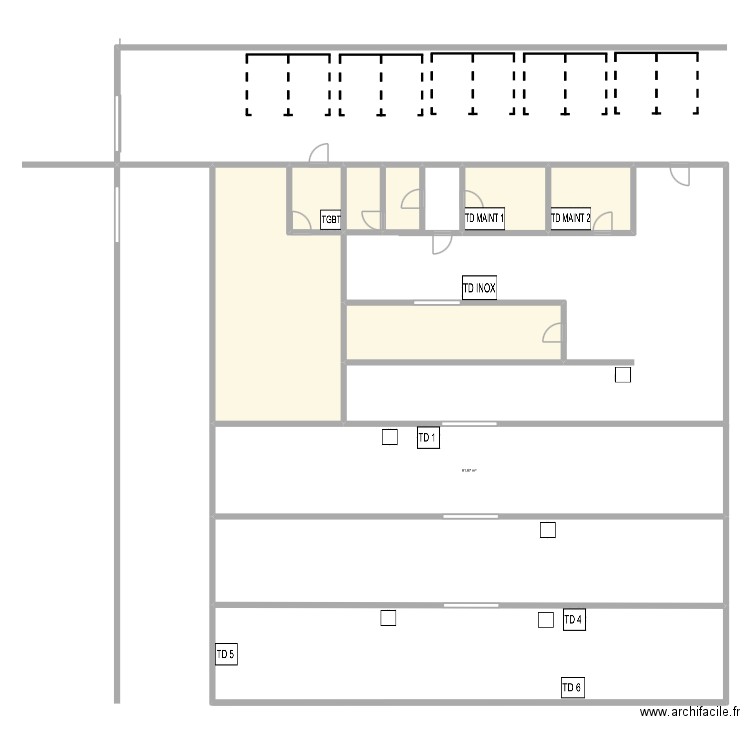 TESTARD. Plan de 10 pièces et 353 m2