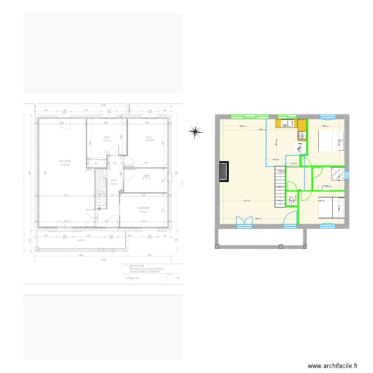 Pied de la Chèvre Projet1. Plan de 0 pièce et 0 m2