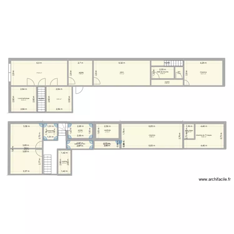 Anne. Plan de 21 Pièces et 155 m² Anne. Plan de 21 Pièces et 155 m²