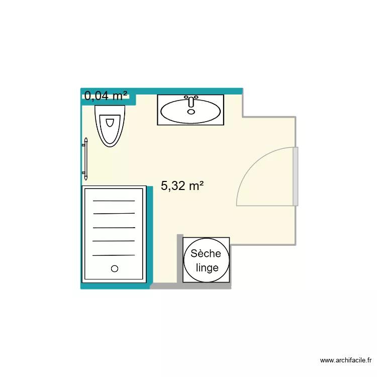 BURR. Plan de 2 Pièces et 5 m² BURR. Plan de 2 Pièces et 5 m²