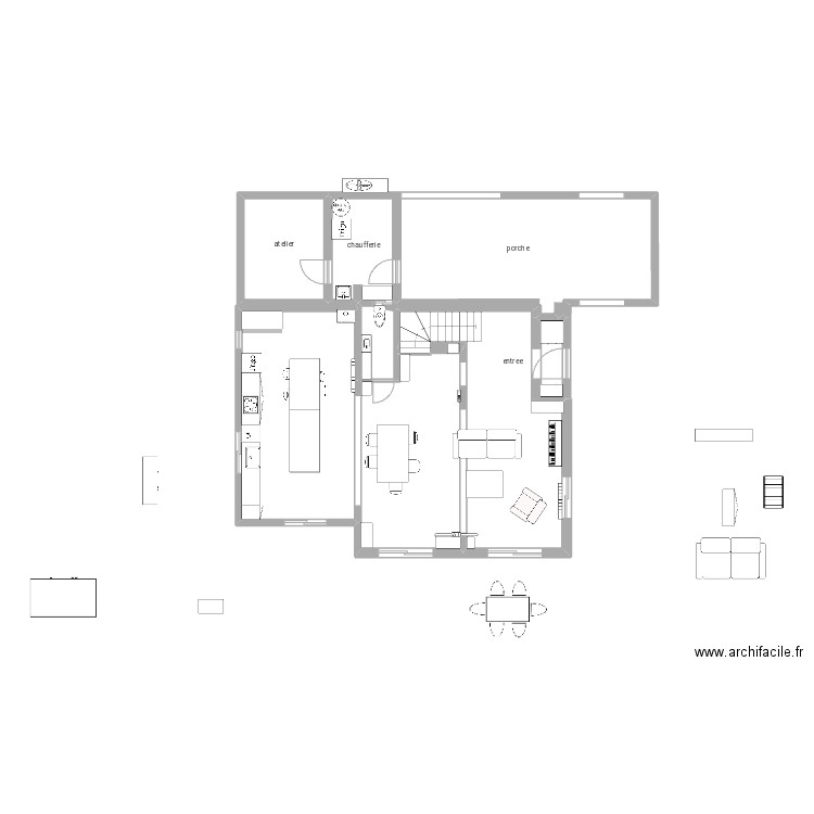 Maison_v23_vide. Plan de 0 pièce et 0 m2