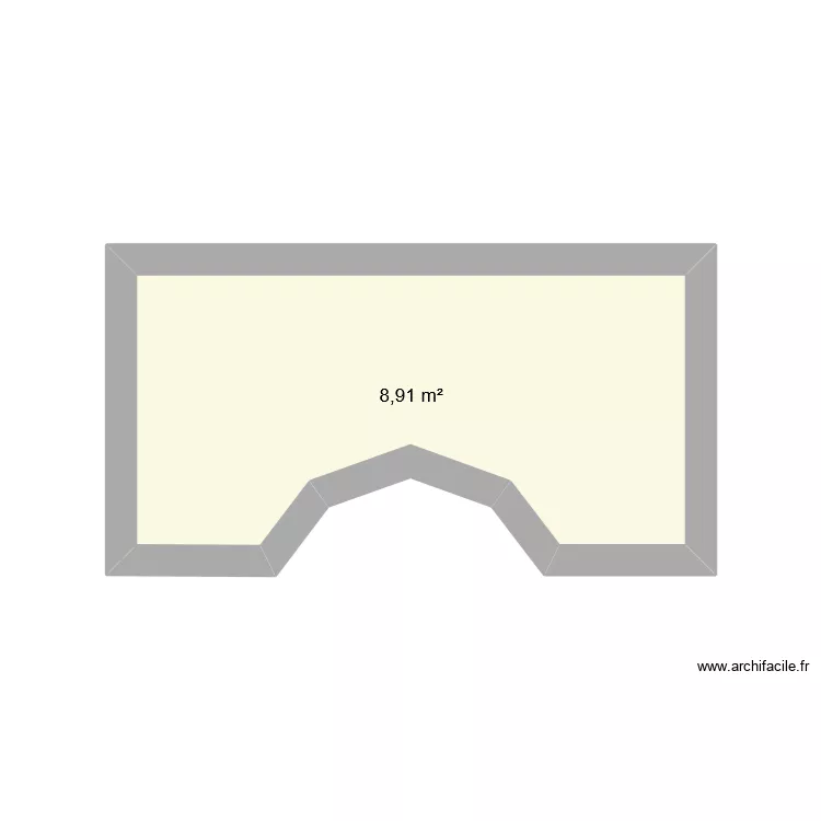 test2. Plan de 1  et 9 m²