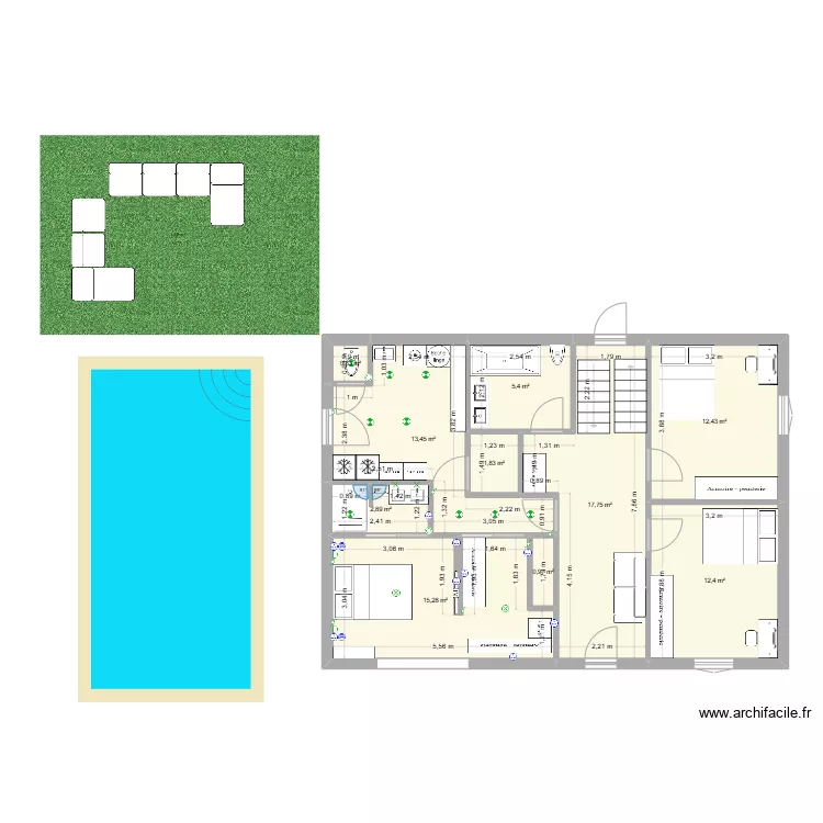 RDC LAMANON. Plan de 