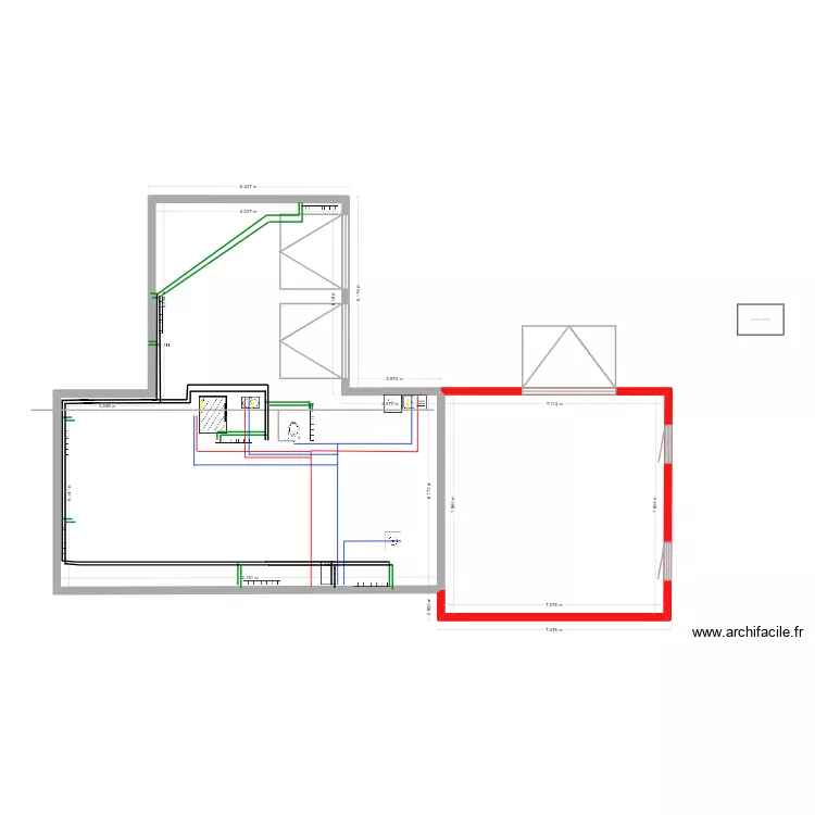 MICHOU. Plan de 12  et 315 m²