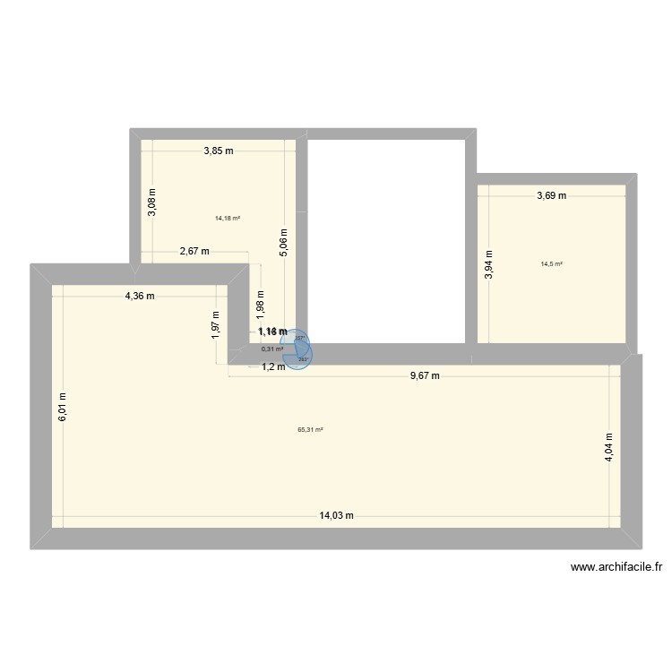 ATEF. Plan de 0 pièce et 0 m2