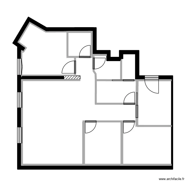 Jonet. Plan de 53  et 361 m²