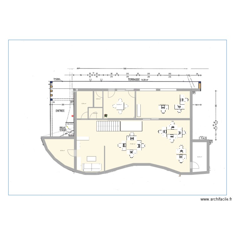 PLAN RDC SRC. Plan de 0 pièce et 0 m2