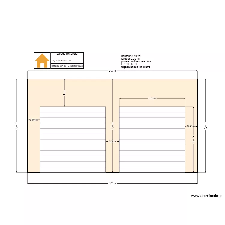garage 3. Plan de 