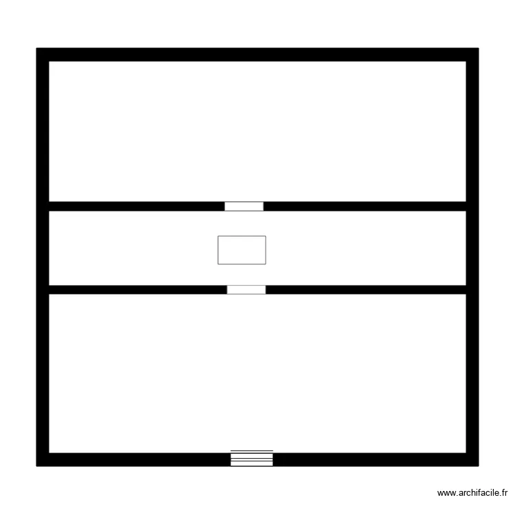 CHEVAILLIER maison. Plan de 