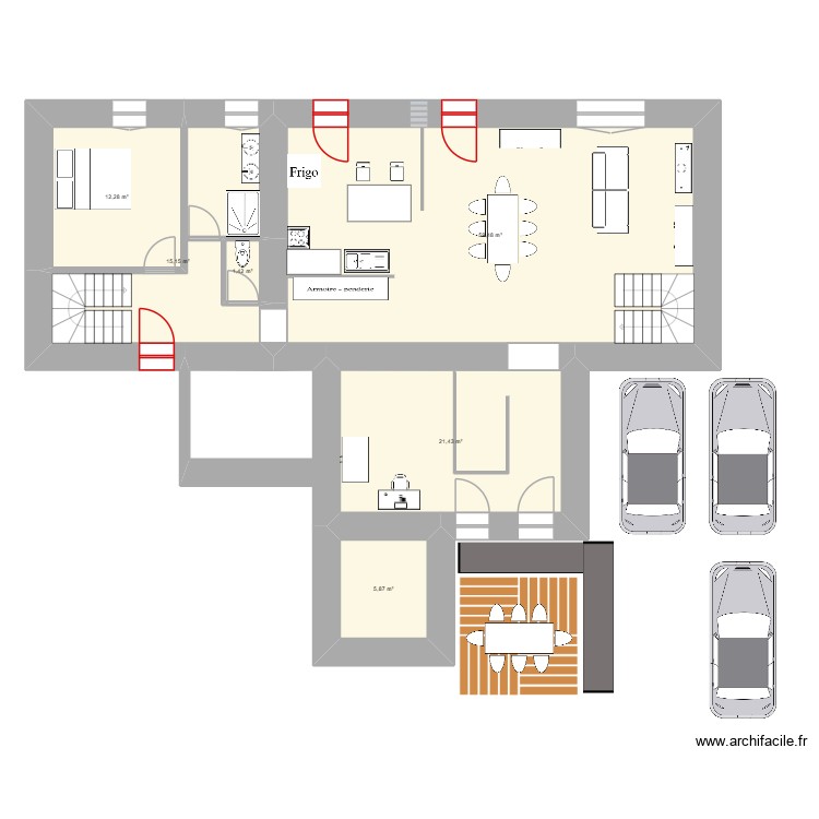 maison mga. Plan de 0 pièce et 0 m2