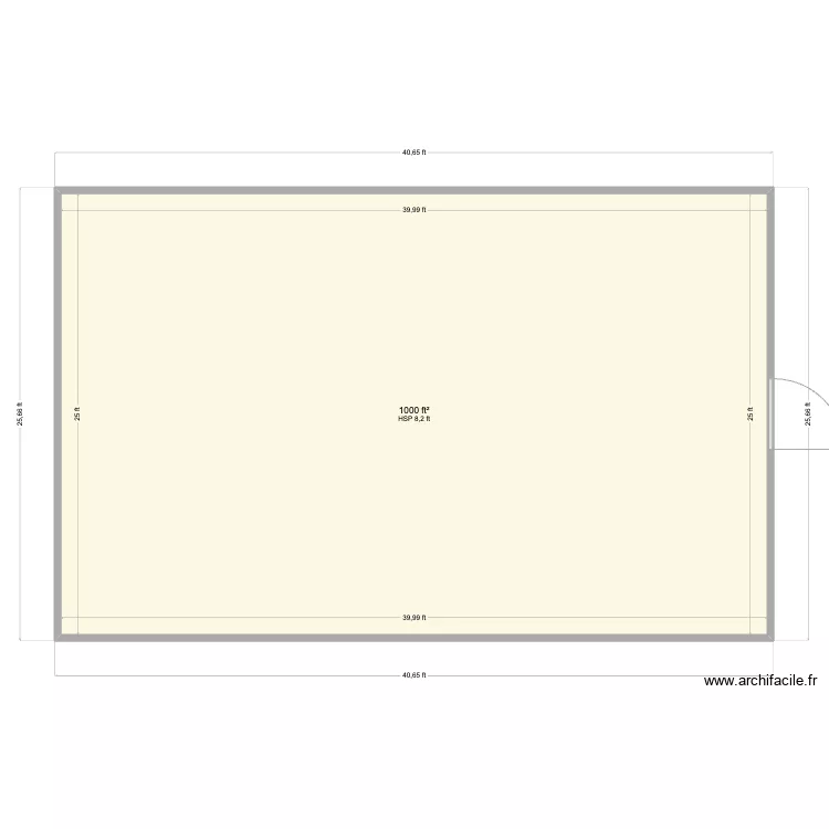STL Plant 21x26. Plan de 