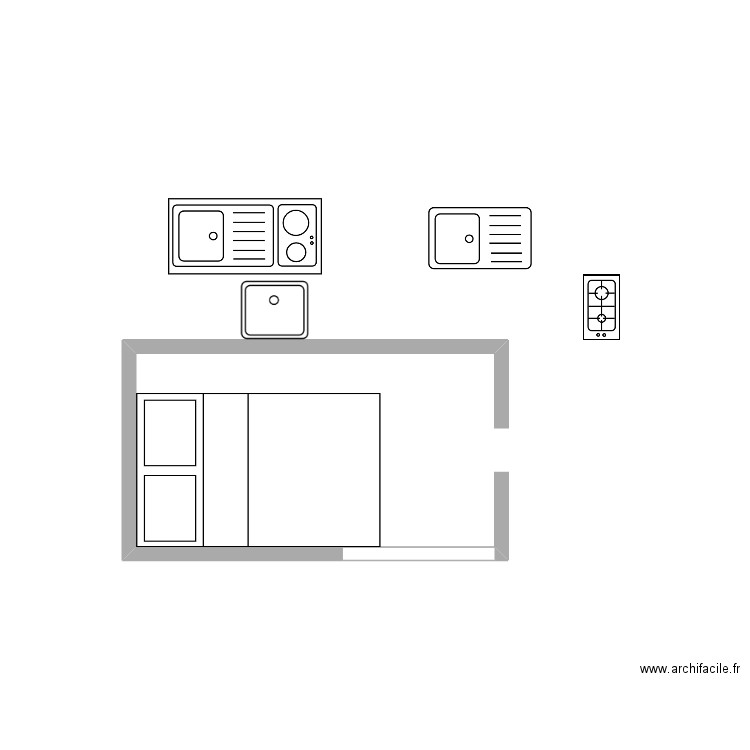 combi. Plan de 0 pièce et 0 m2