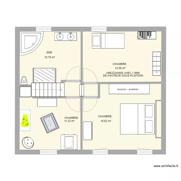 1er ETAGE BERGER MIMIE. Plan de 1er ETAGE BERGER MIMIE. Plan de