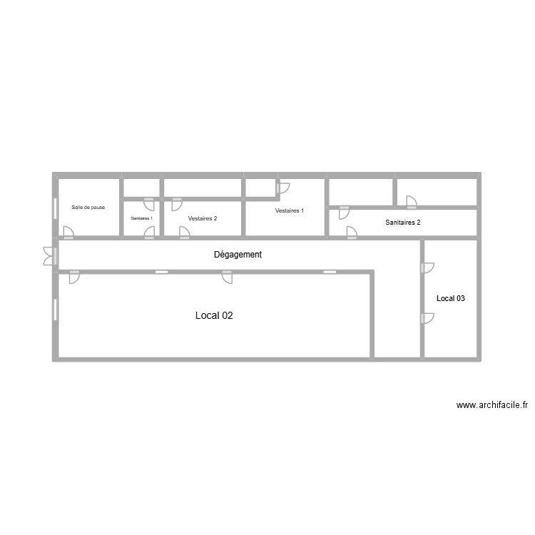 BATIMENT KEOLIS. Plan de 13 pièces et 23 m2