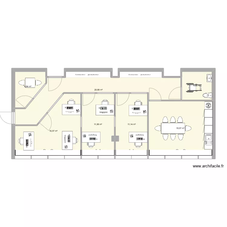 Plan Noilly 7&egrave;me B. Plan de 