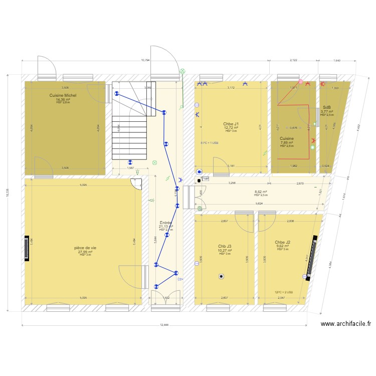 Commun Nov 2023 v1. Plan de 9 pièces et 116 m2