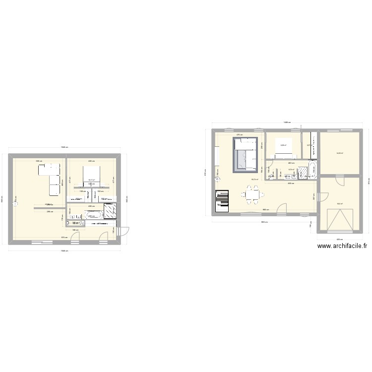 Maison Lamalou. Plan de 10 pièces et 179 m2