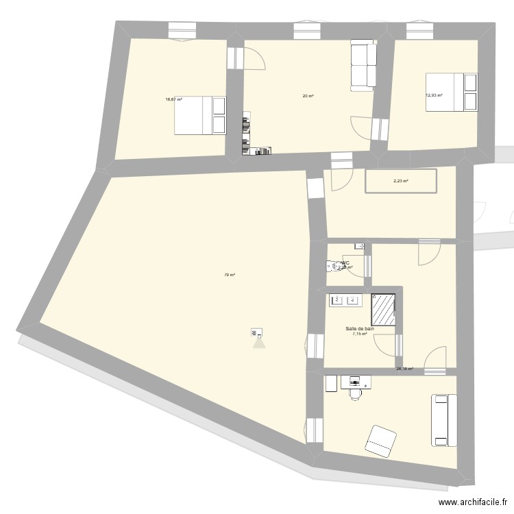 Boyals v1.1.Flo. Plan de 10 pièces et 341 m2