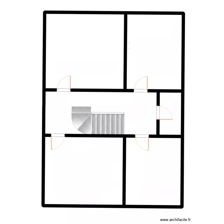 SSM Huy 1er &eacute;tage n6. Plan de 