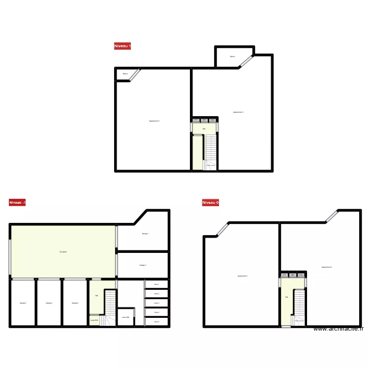 Plan d'intervention SPLC SA SS+RDC+N1. Plan de 29 et 628 m² Plan d'intervention SPLC SA SS+RDC+N1. Plan de 29 et 628 m²