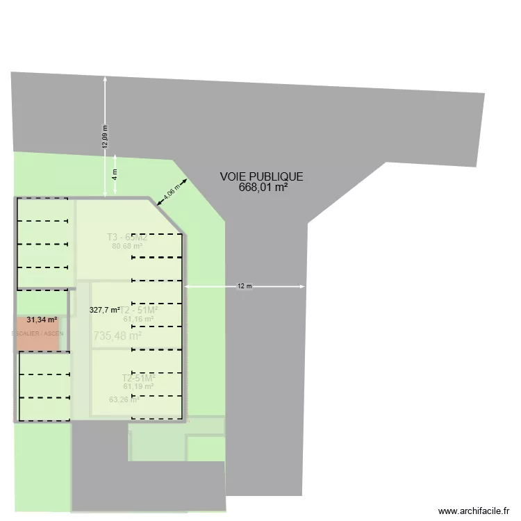 hassalany v2. Plan de 8 et 710 m² hassalany v2. Plan de 8 et 710 m²